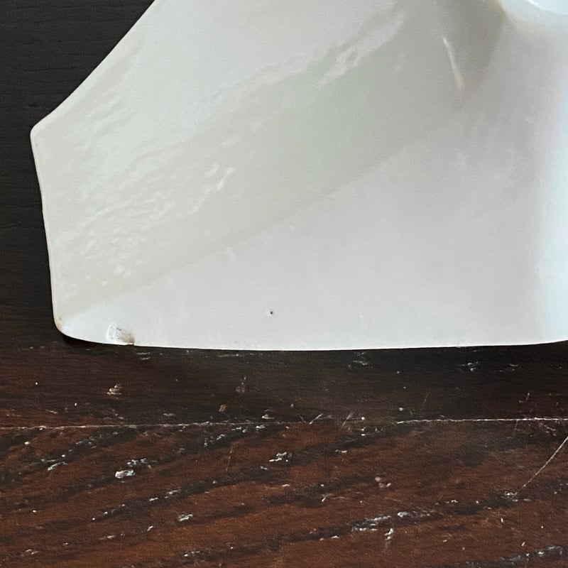 19世紀初期 白磁 舟形ラヴィエ フランス アンティーク 0501741