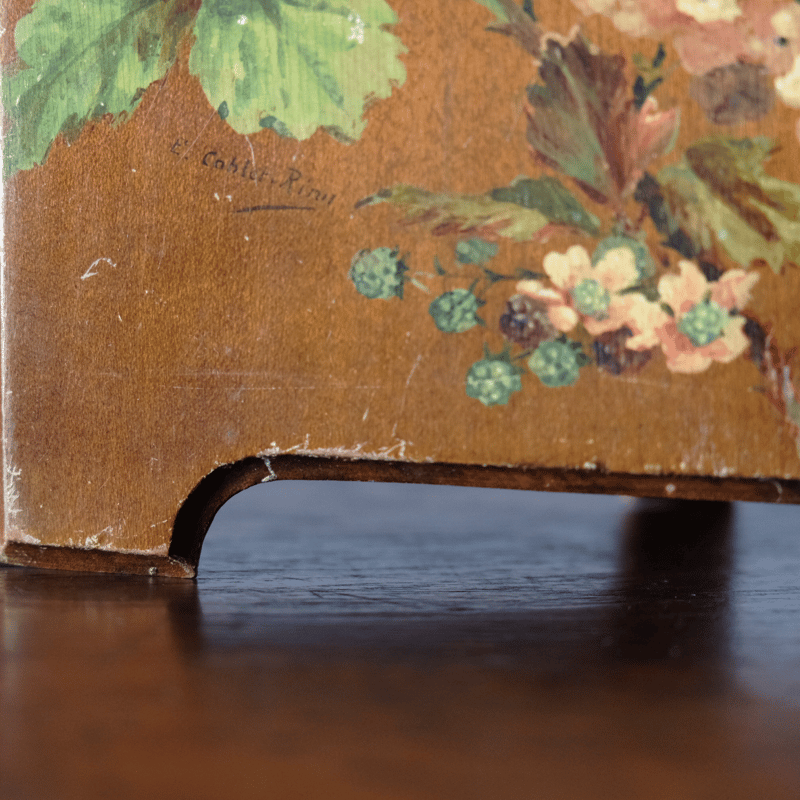 レター フォルダー スタンド 木製 フランス アンティーク 050106