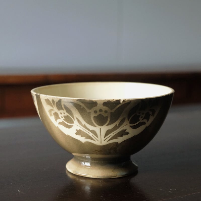 クレイユ&モントロー HBCM カフェオレボウル ボウル アザミ柄 φ16cm