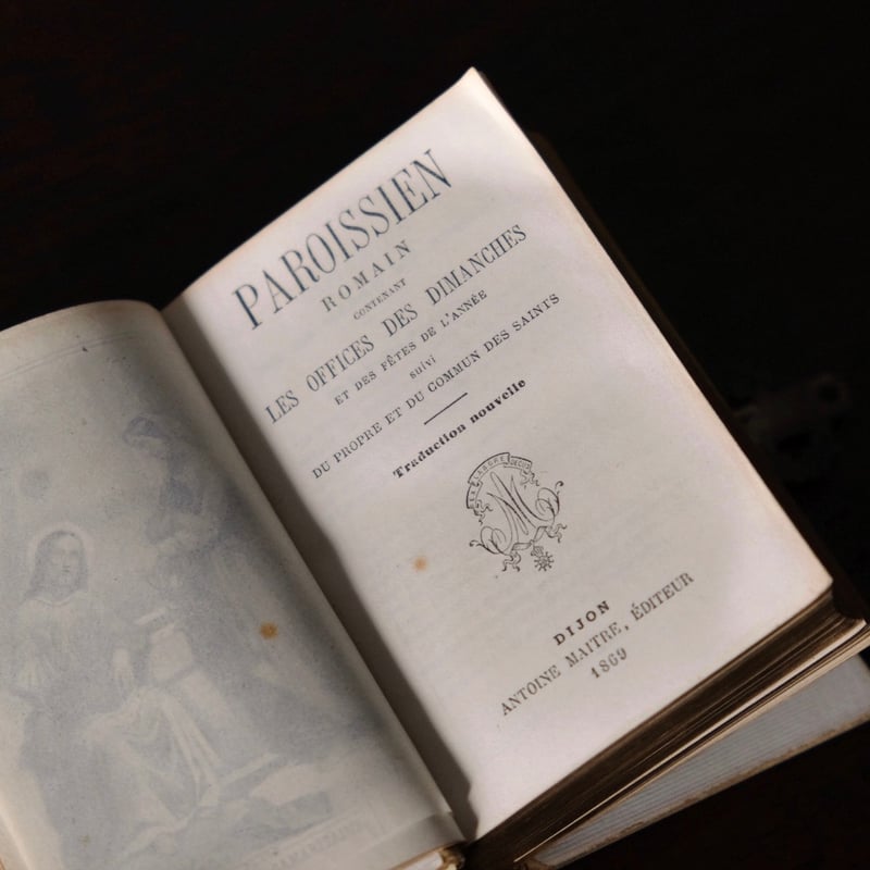 ミセル 祈祷書 1869年 フランス アンティーク 0501748 | jinen_antique