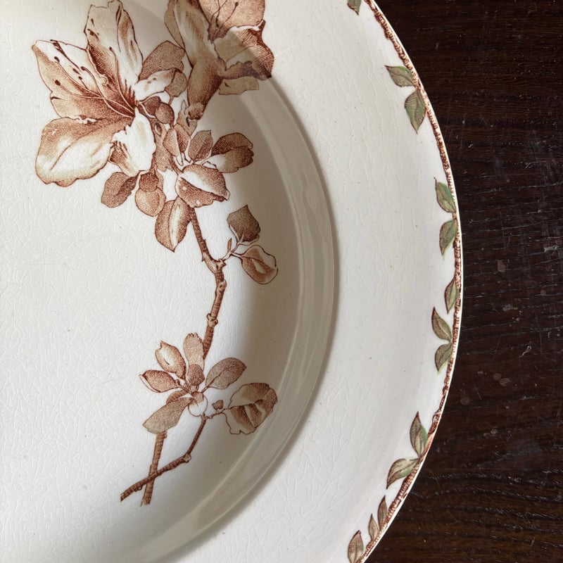 HB&Cie ショワジールロワ Oxford オックスフォード 深皿 リム皿 手彩色