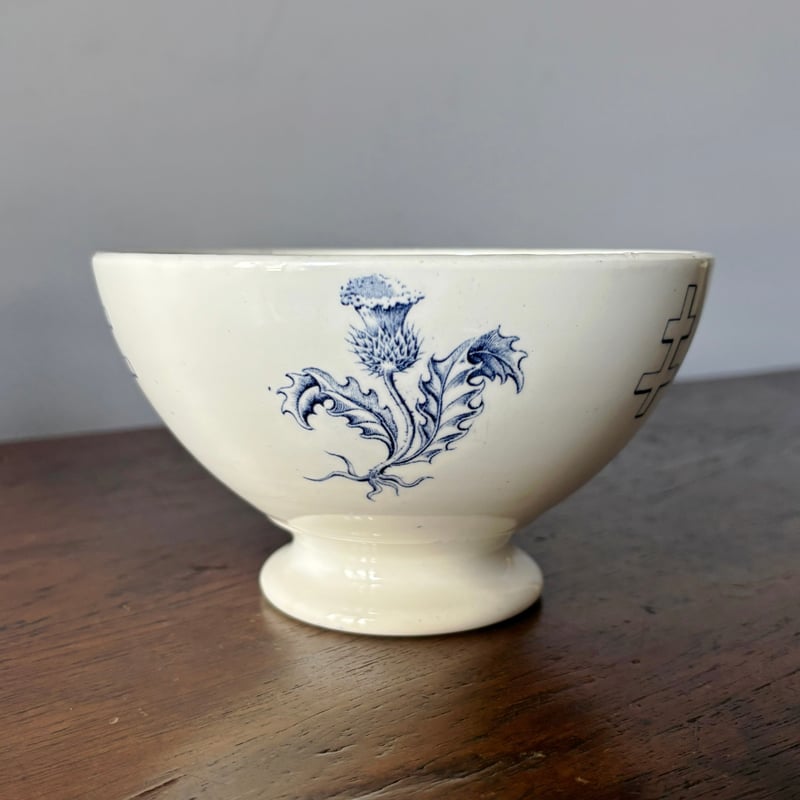 レア✨リュネヴィル　ロレーヌ　十字　ウジェニー　ボウル　フランス　アンティーク レア✨リュネヴィル ロレーヌ 十字 ウジェニー ボウル フランス