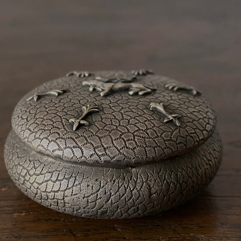 フランスアンティーク ピルケース パウダーケース ④プードリエ フランスアンティーク ピルケース パウダーケース ④プードリエ