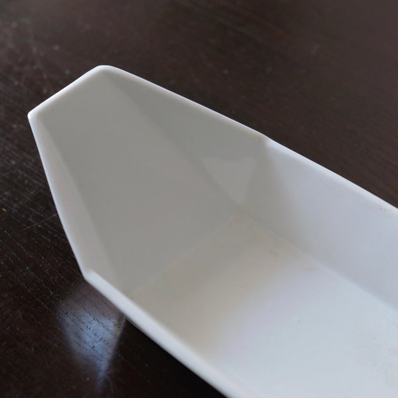 19世紀初期 白磁 舟形ラヴィエ フランス アンティーク 0501741