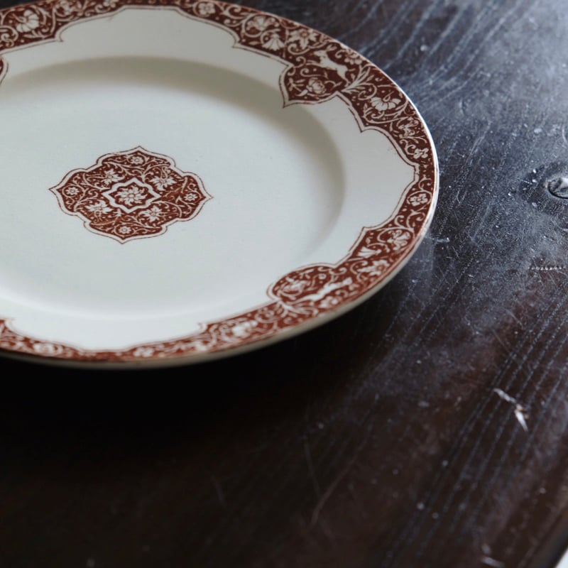 J.Vieillard&Cie Bordeaux ボルドー うさぎ 平皿 デザート皿 フランス