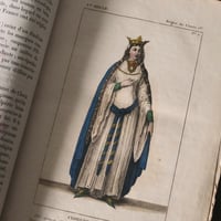 第1巻 Costmes Français (depuis Clovis jusqu'a nos jours)  コスチューム 王侯貴族 古書 フランス アンティーク a 0502611