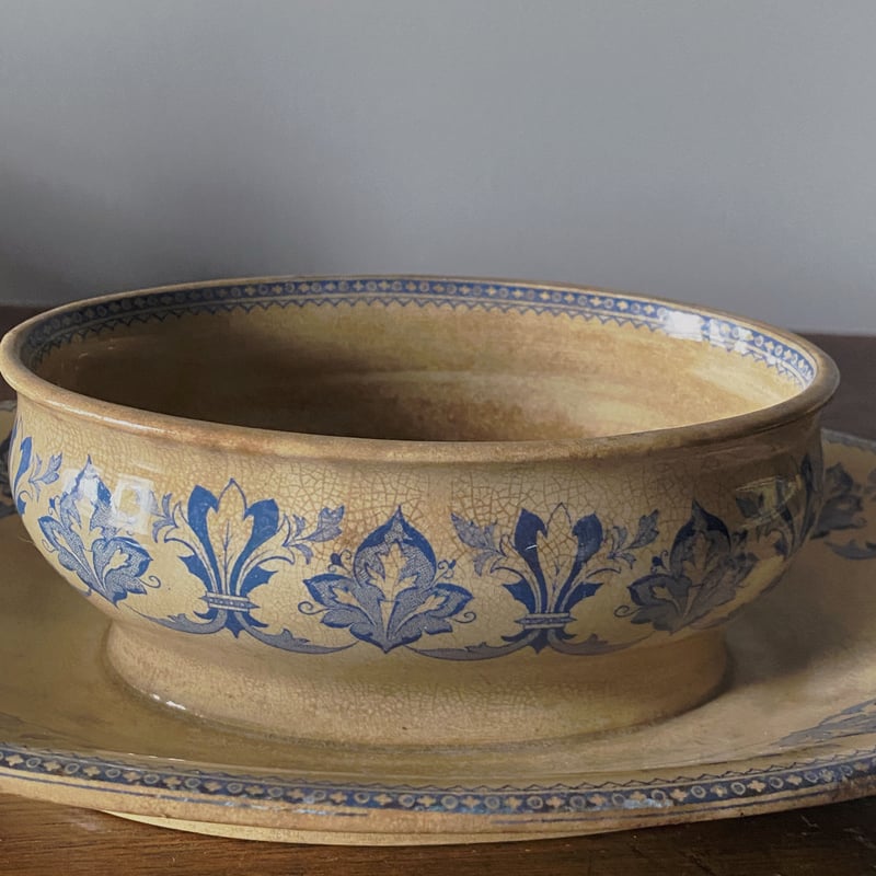 蓋つき ソーシエール アンティーク 0501151 | jinen_antique 