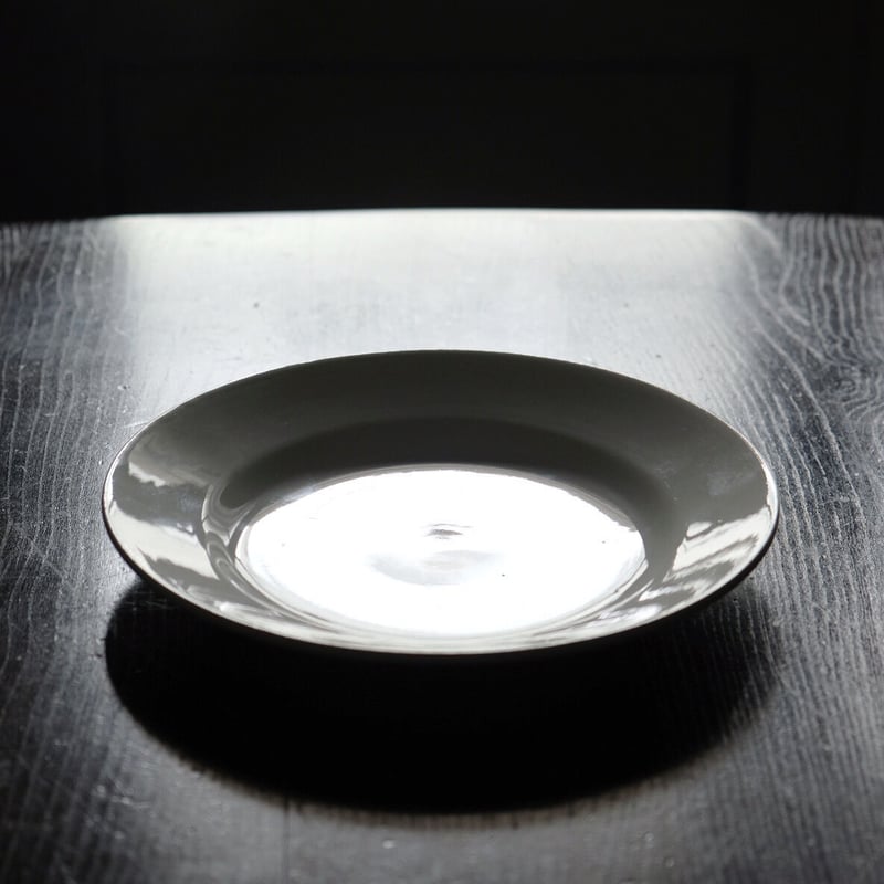 ニーデルヴィレー Nidelviller 白皿 平皿 リム皿 φ21.6cm フランス アン