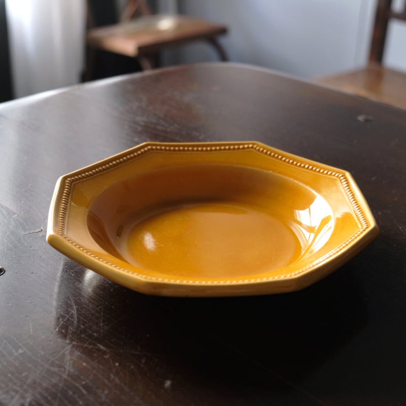 ピション オクトゴナル 深皿 フランス ヴィンテージ 0501132 a