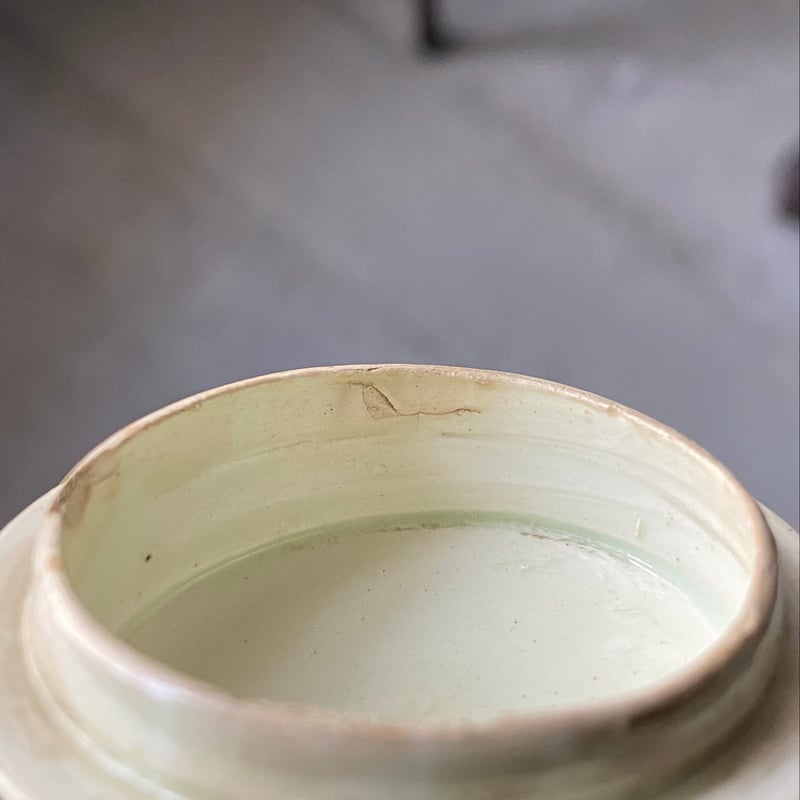 セール！ファイアンスフィーヌ　クリームポット　アンティーク　フランス 19世紀初期 ファイアンスフィーヌ クリームポット カップ