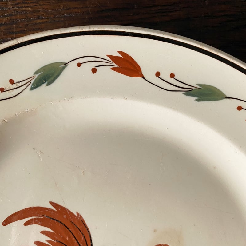 18世紀後期-19世紀前期 LONGWY 刻印 ロンウィ ファイアンスフィーヌ