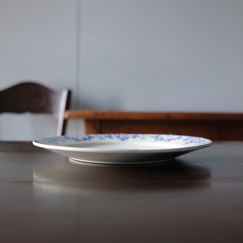 U&C SARREGUEMINES サルグミンヌ VICHY クローバー 平皿 リム皿 デザー