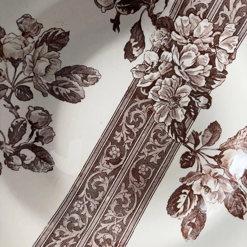 Emile Bourgeois エミール ブルジョワ 深皿 絵皿 プレート φ23.5cm フ