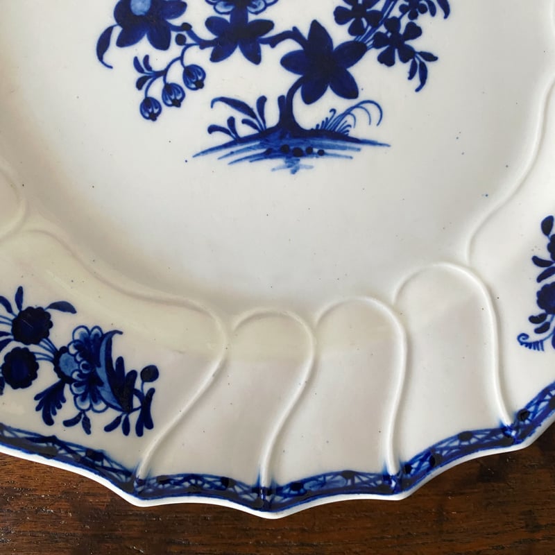トゥルネー窯 Tournai とても古い花絵皿 ベルギー トゥルネー窯 小花柄皿 | chez Augustins