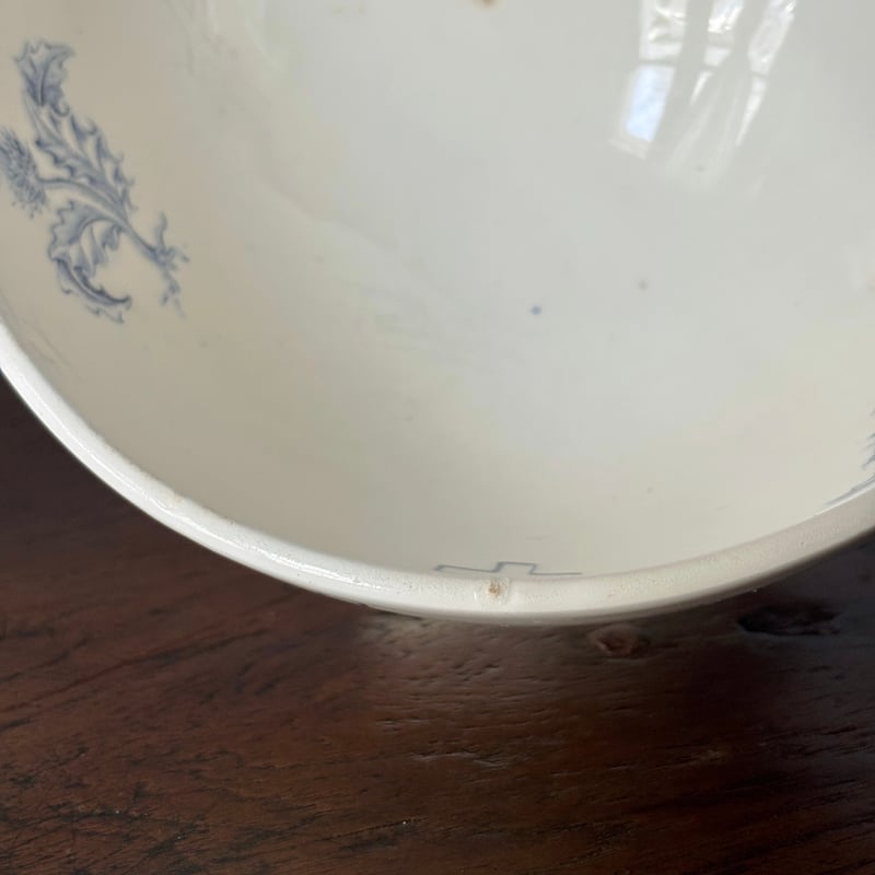 Lunéville ロレーヌ十字 カフェオレ ボウル h9cm ビンテージ フランス