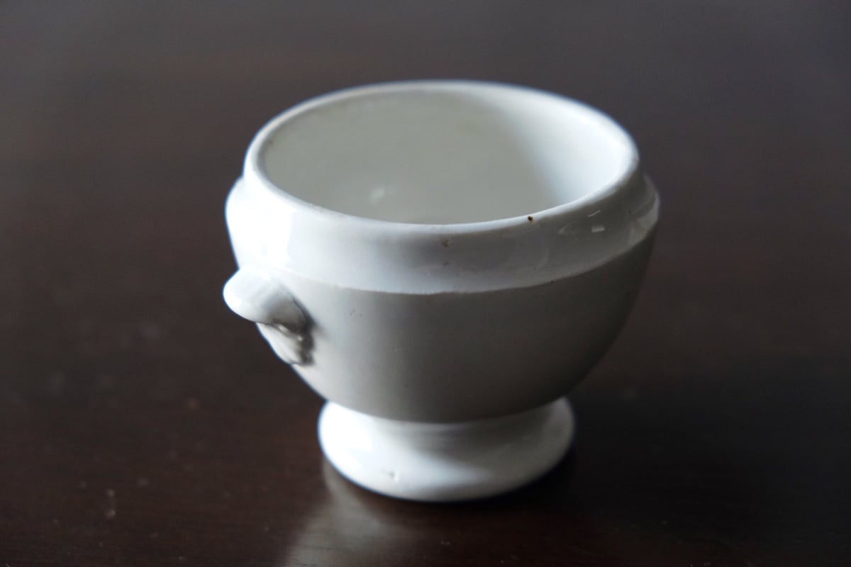 *️⃣プロフ必読❗️フランス アンティーク 陶器 蓋付きスーピエール ️⃣プロフ必読❗️アンティーク フランス 陶磁器 蓋付きスーピエール