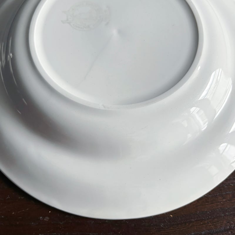 フランスヴィンテージ ムーランデルー スーププレート 6枚セット 深皿 ライン フランスヴィンテージ ムーランデルー スーププレート 6枚セット 深皿