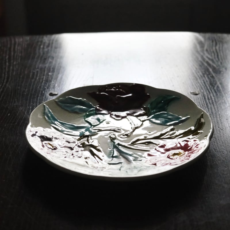 Orchies オルシ サンタマン バルボティーヌ 平皿 φ22cm フランス