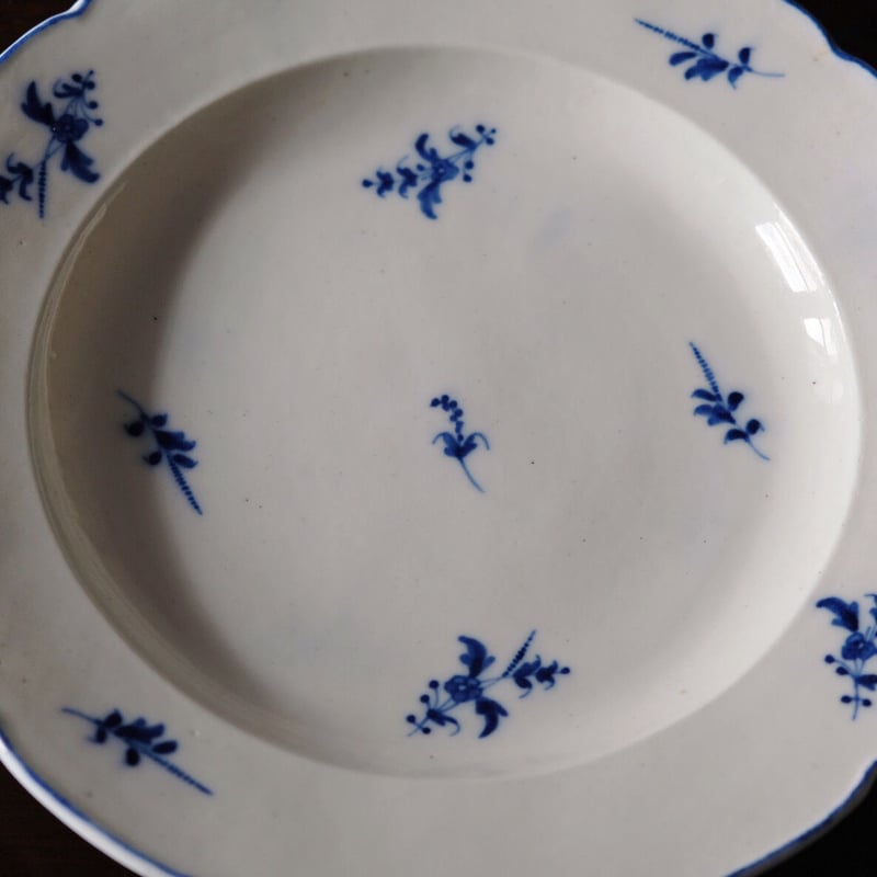 アラス ARRAS ブランディーユ 小枝柄 平皿 フランス アンティーク