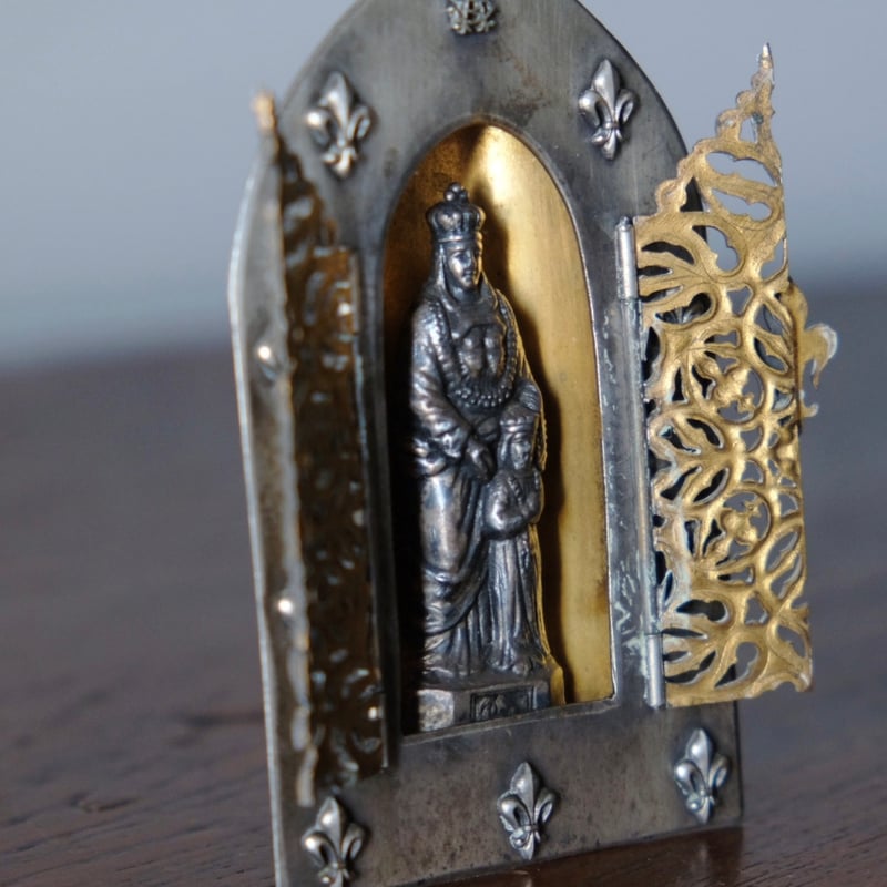 ルリケールヘアアートゴシック調1900年製フランスアンティーク