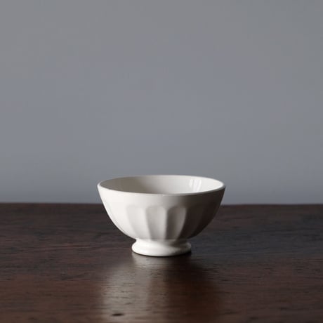 無刻印 白 カフェオレ ボウル φ10.8 h5.7cm アンティーク b 0501019