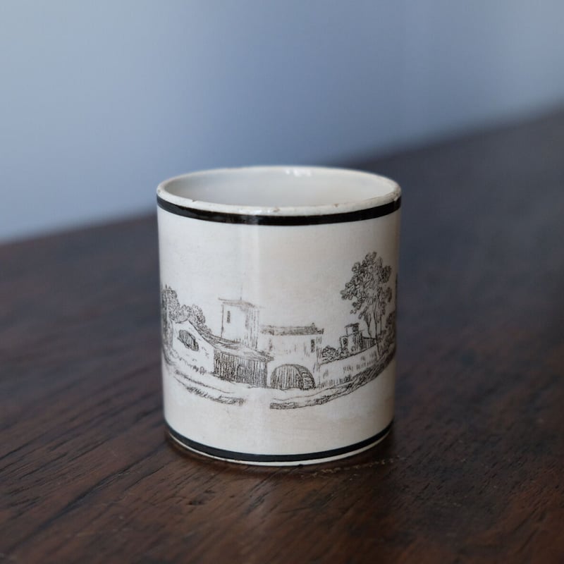 モントロー グリザイユ カップ＆ソーサー アンティーク 050304