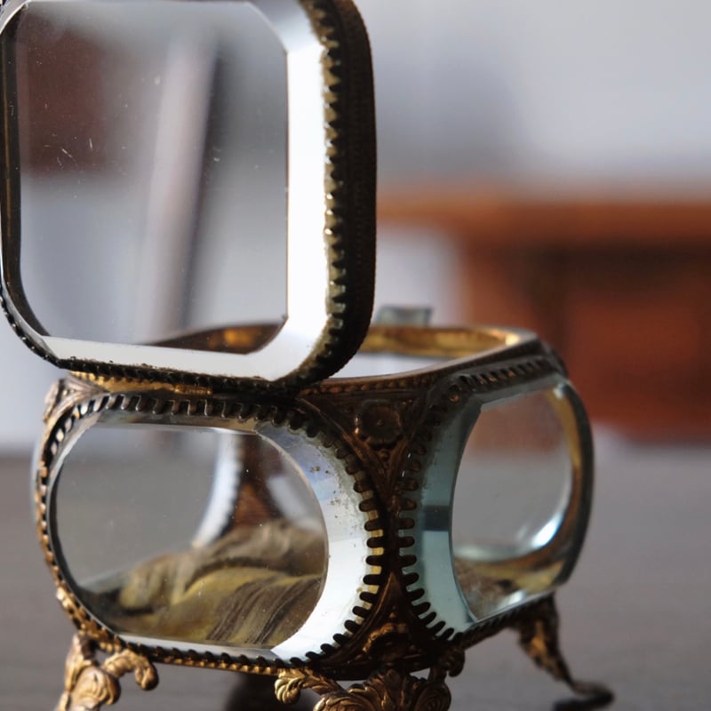 ジュエリーケース 大きめサイズ ビゾテ クリスタル フランス