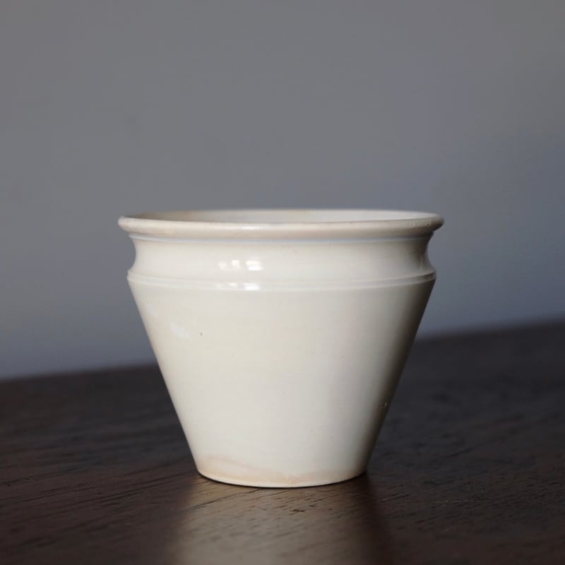 クレイユモントロー アンティークポット Creil&Montereau コンフィチュール ポット h7.3cm クレイユモントロー