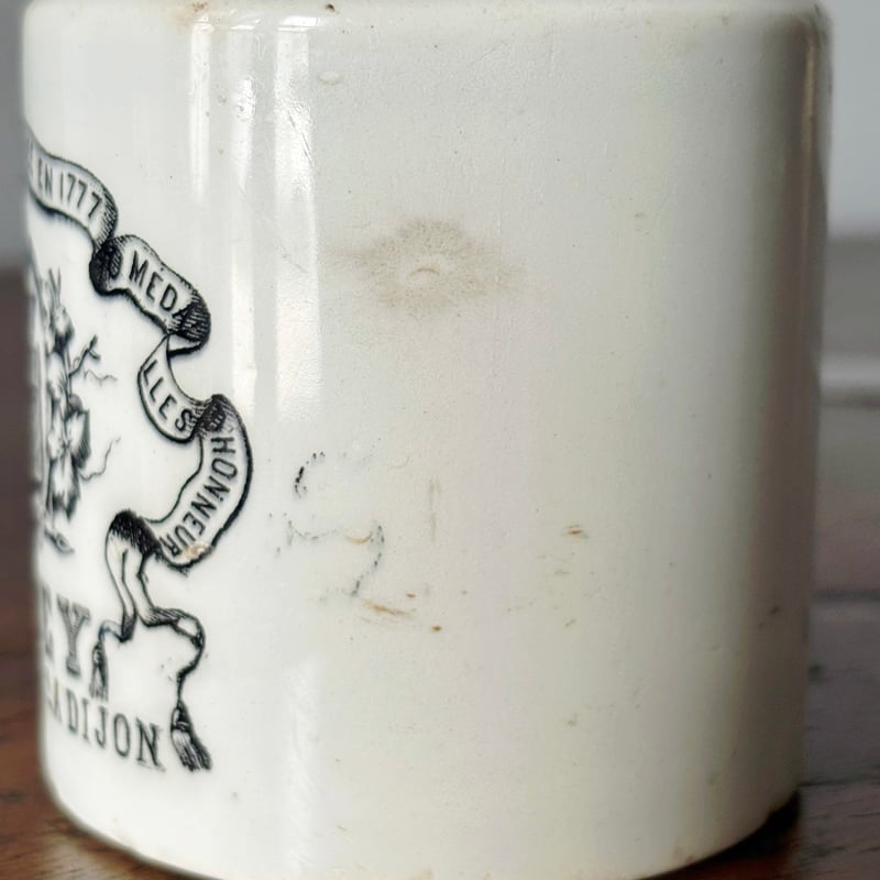 Creil & Montereau クレイユモントロー マスタード ポット h11