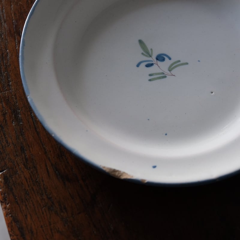 VARAGE ヴァラージュ 平皿 リム皿 φ22cm フランス アンティーク