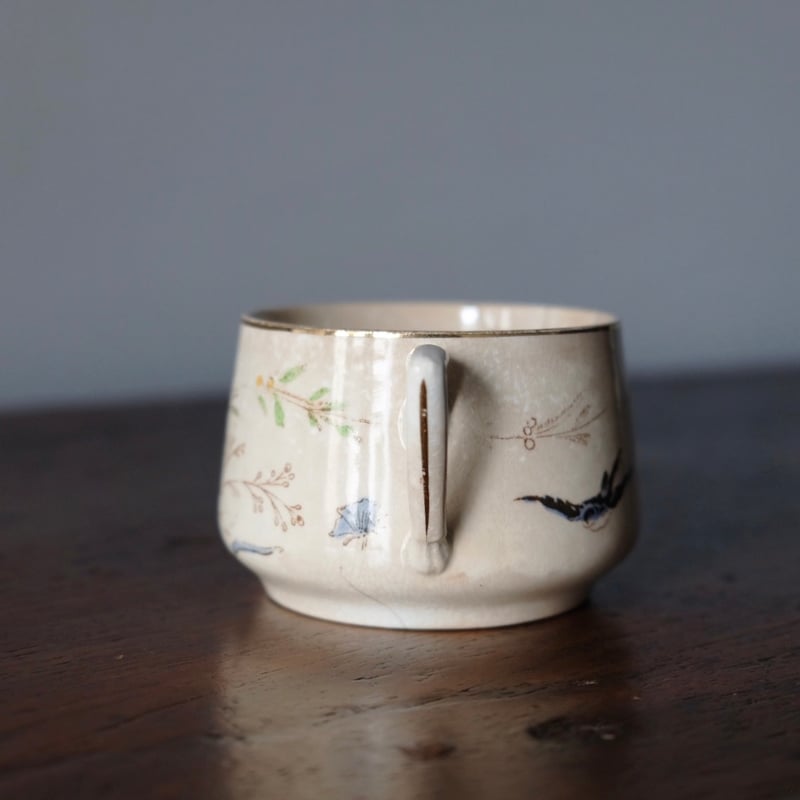 金継ぎ用 Sarreguemines サルグミンヌ カップ & ソーサー フランス