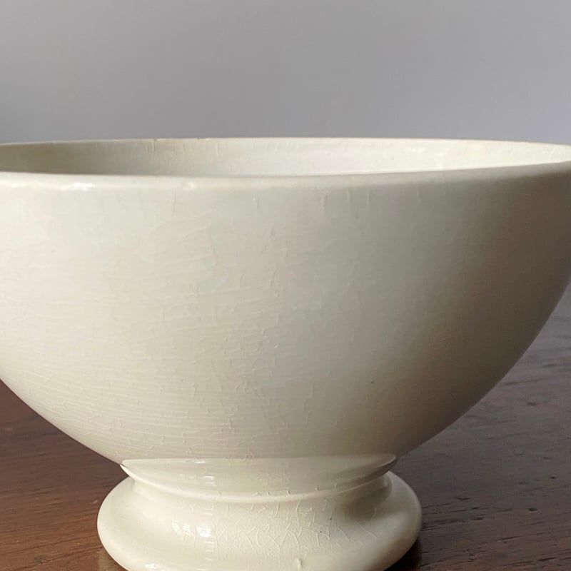 Gien ジアン 白 カフェオレ ボウル φ15.5cm フランス アンティーク