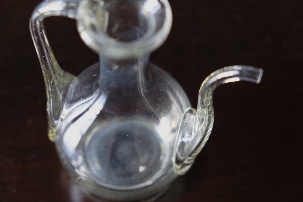 18世紀 吹きガラス ビュレット ピシェ フランス アンティーク 0501576