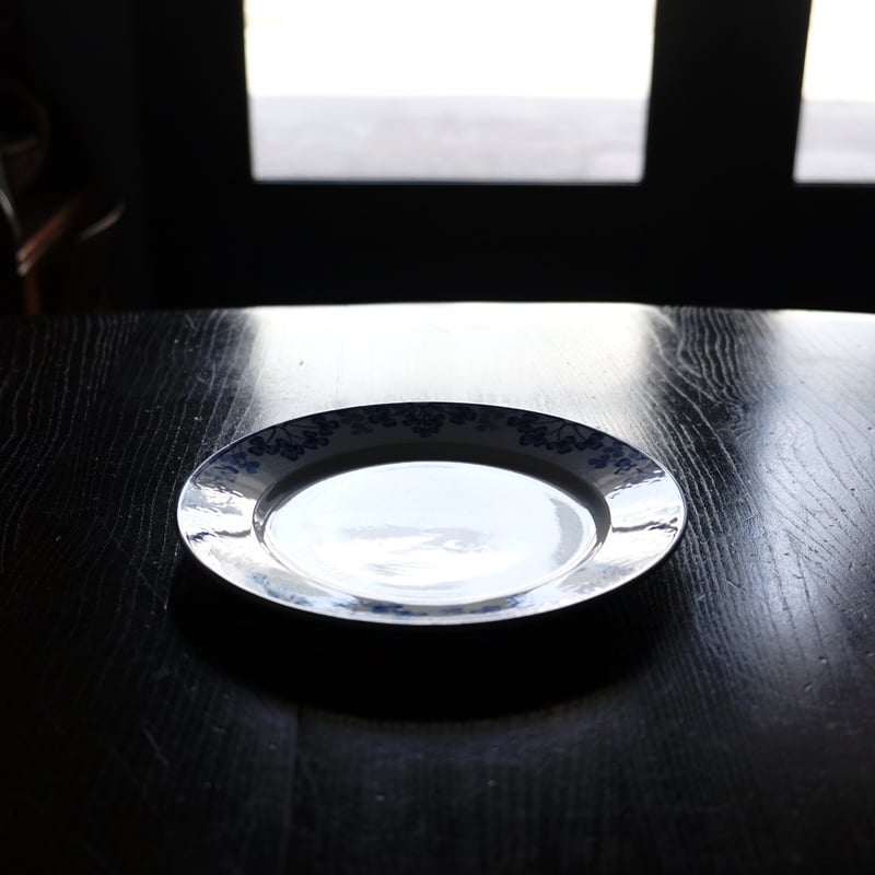 U&C SARREGUEMINES サルグミンヌ VICHY クローバー 平皿 リム皿 デザー