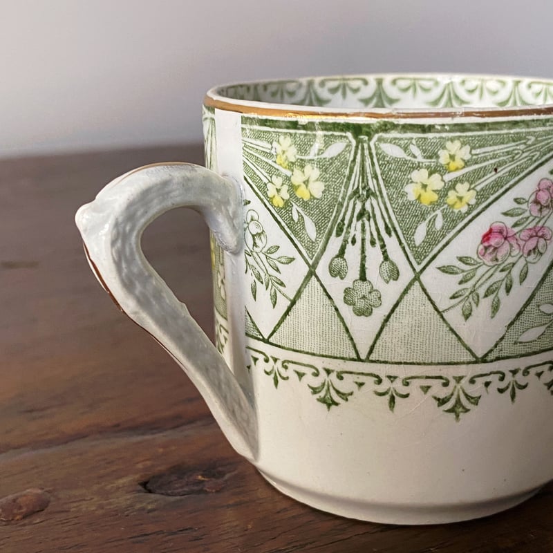 クレイユモントロー Creil&Montereau ラブラドール デミタス カップ