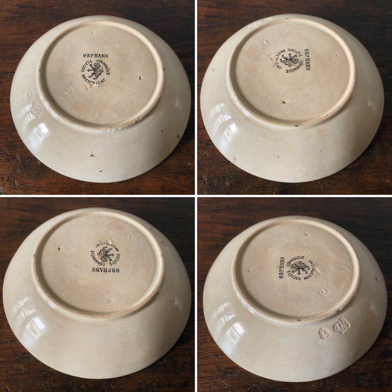 Maastricht マーストリヒト グリザイユ ティー ボウル アンド ソーサー