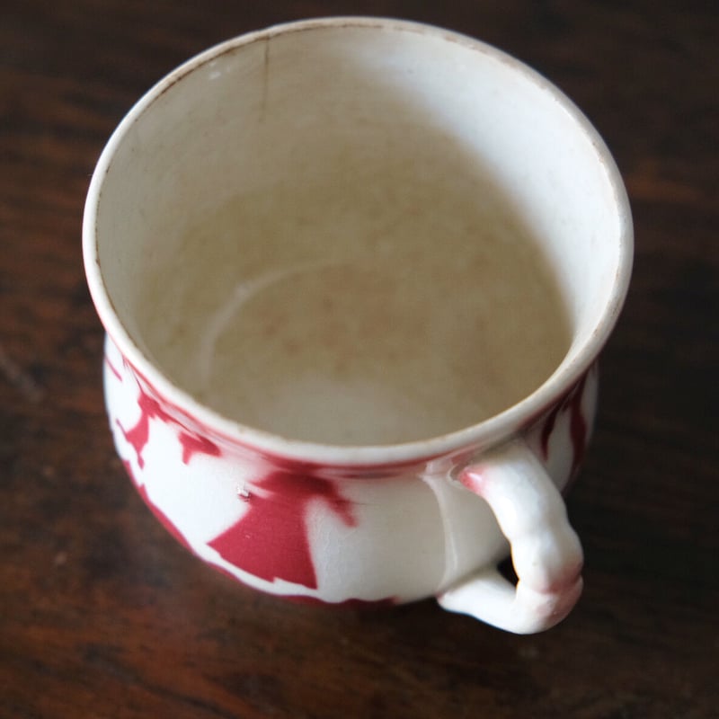 ジアン GIEN 陰絵 赤 カップ アンティーク 0501194 | jinen_antique ジアン GIEN 陰絵 赤 カップ アンティーク 0501194 | jinen_antique