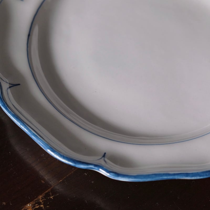 ムスティエ 青輪線のお皿