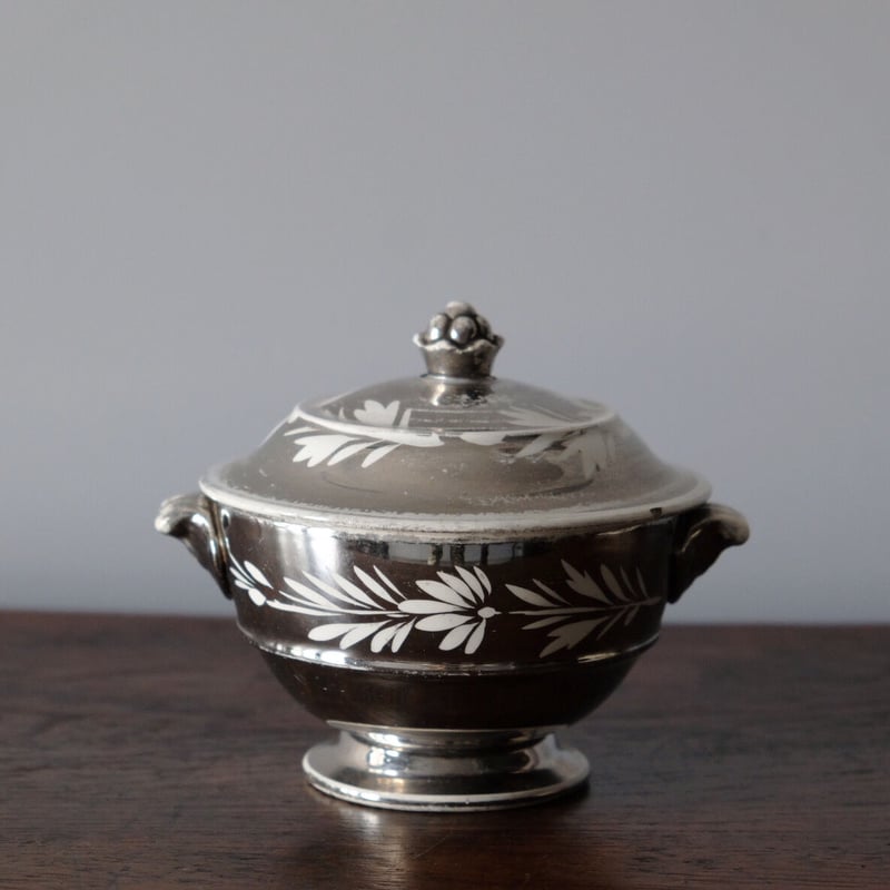 クレイユ&モントロー 銀彩ブイヨンボウル アンティーク 050434  