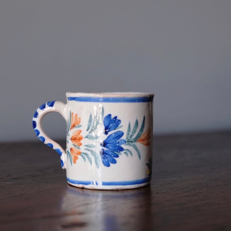 カンペール焼 デミタス カップ アンティーク 0501745 | jinen_antique