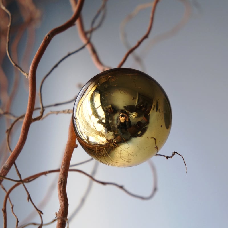 クリスマスボール オーナメント マーキュリーグラス ガラス玉 5.6cm