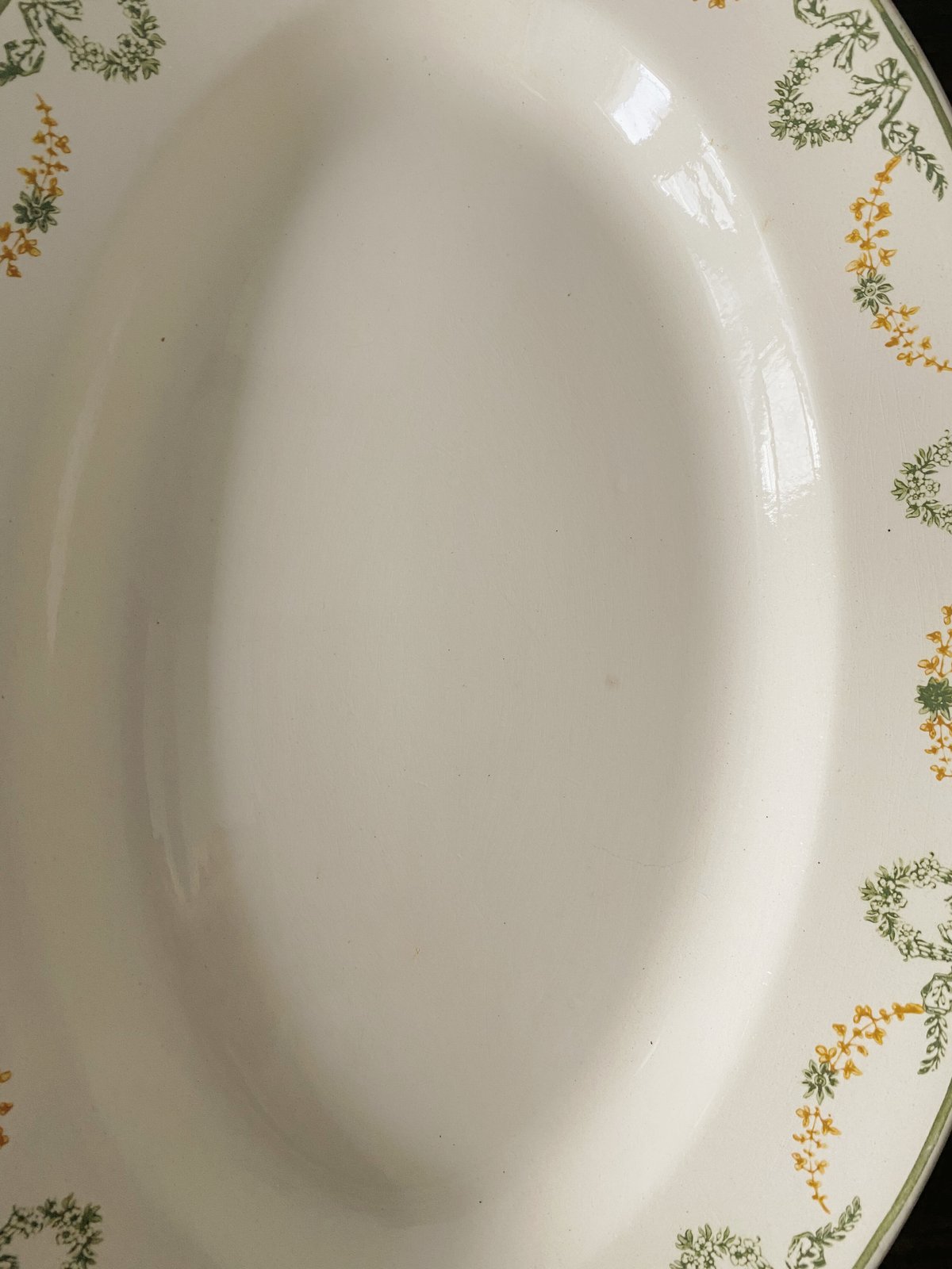 希少 ロンウィ 向日葵 平皿 フランスアンティーク 希少 ロンウィ