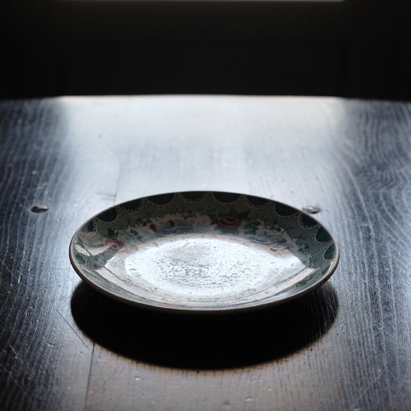 サルグミンヌ SARREGUEMINES 平皿 雉 φ18cm フランス アンティーク 050