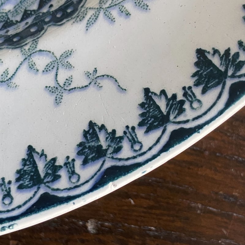 フランスアンティーク サンタマン ルイ15世 ラウンドプレート 3枚セット フランスアンティーク サンタマン ルイ15世 ラウンドプレート 3