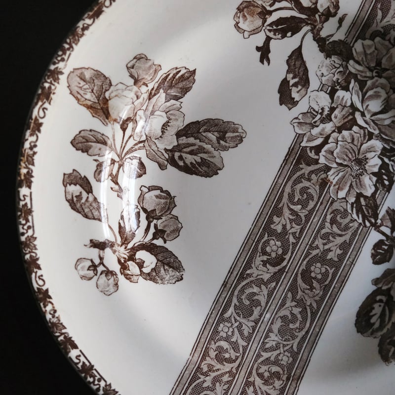 Emile Bourgeois エミール ブルジョワ 深皿 絵皿 プレート φ23.5cm フ