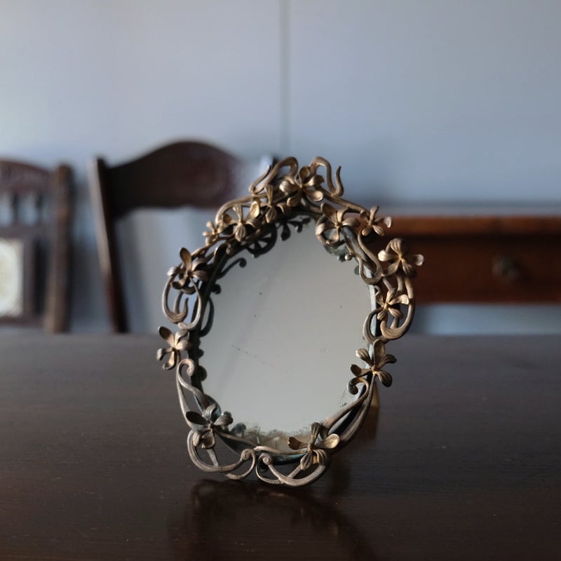 超レア逸品　手鏡　LOYS　アール・ヌーヴォー　金魚模様　フランス　アンティーク 超レア逸品 手鏡 LOYS アール・ヌーヴォー 金魚模様 フランス