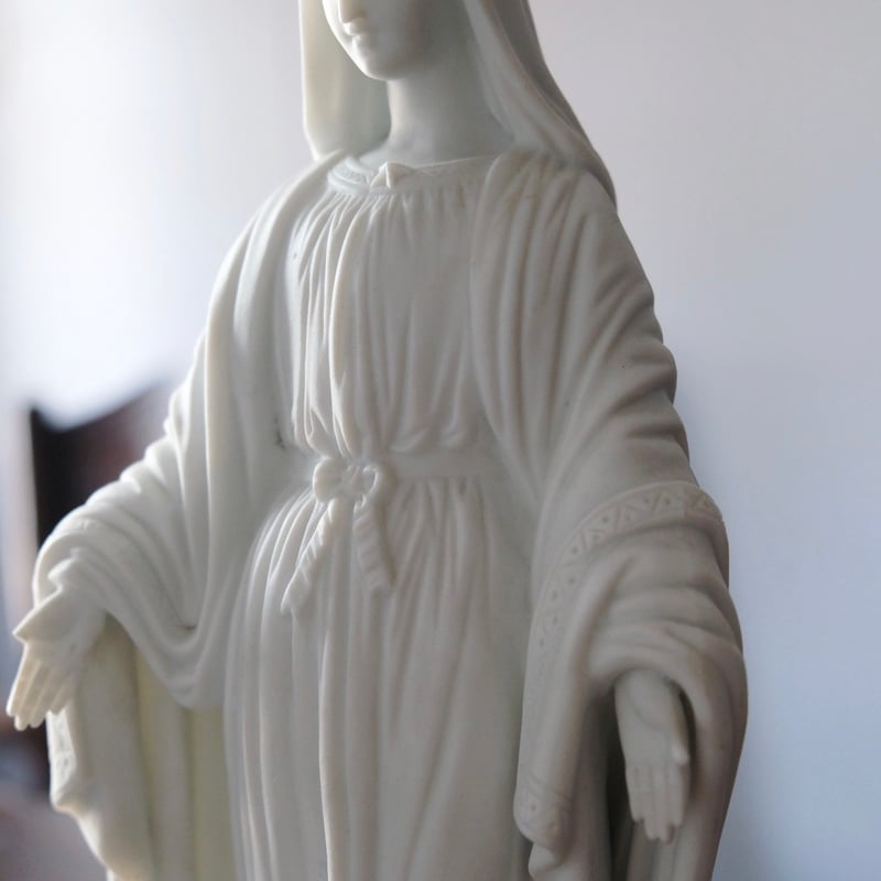 聖母 マリア像 ビスク製 フランス アンティーク 0501711 | jinen_antique