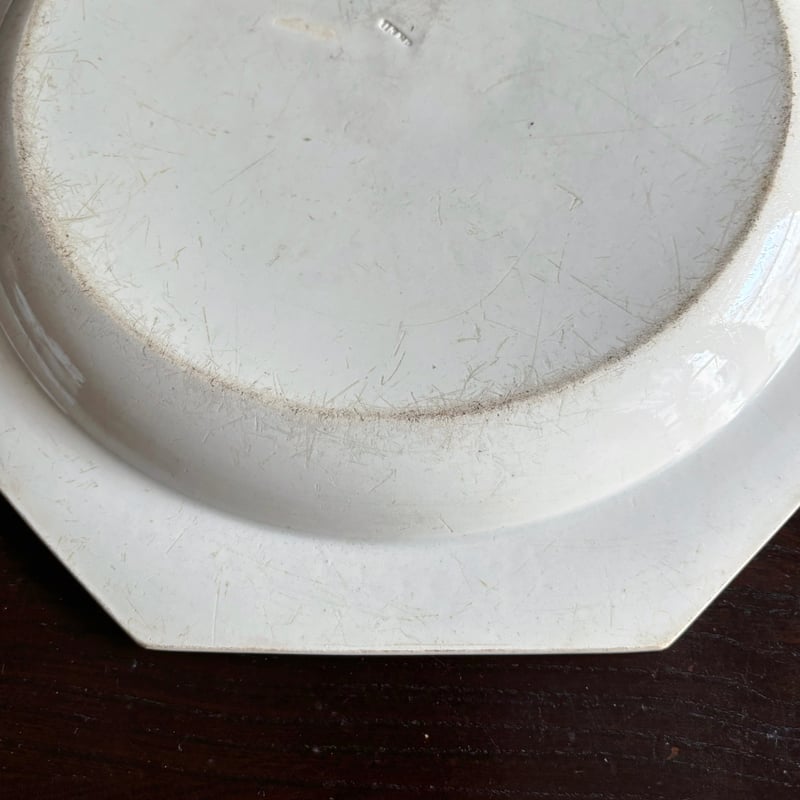 ファイアンスフィン オクトゴナル 花絵皿 C ファイアンスフィン オクトゴナル 花絵皿 C ファイアンスフィン