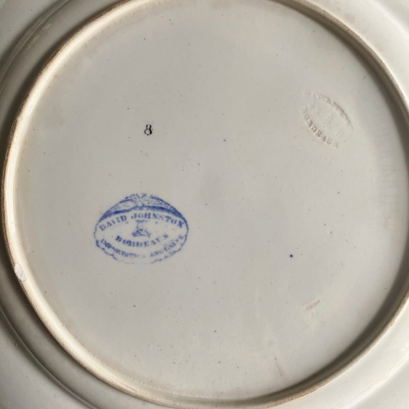 David Johnston Bordeaux ボルドー タピスリー 平皿 φ23.6cm フ