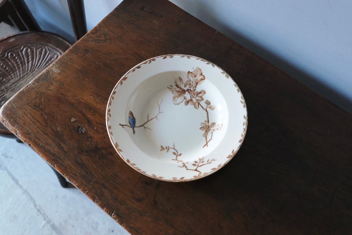 HB&Cie ショワジールロワ Oxford オックスフォード 深皿 リム皿 手彩色